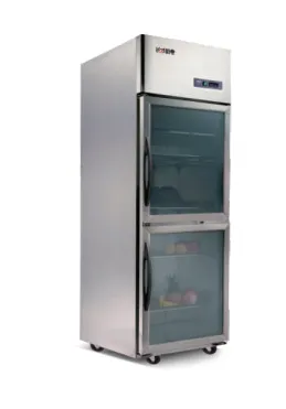 Dvojité malé dvere studená vitrína